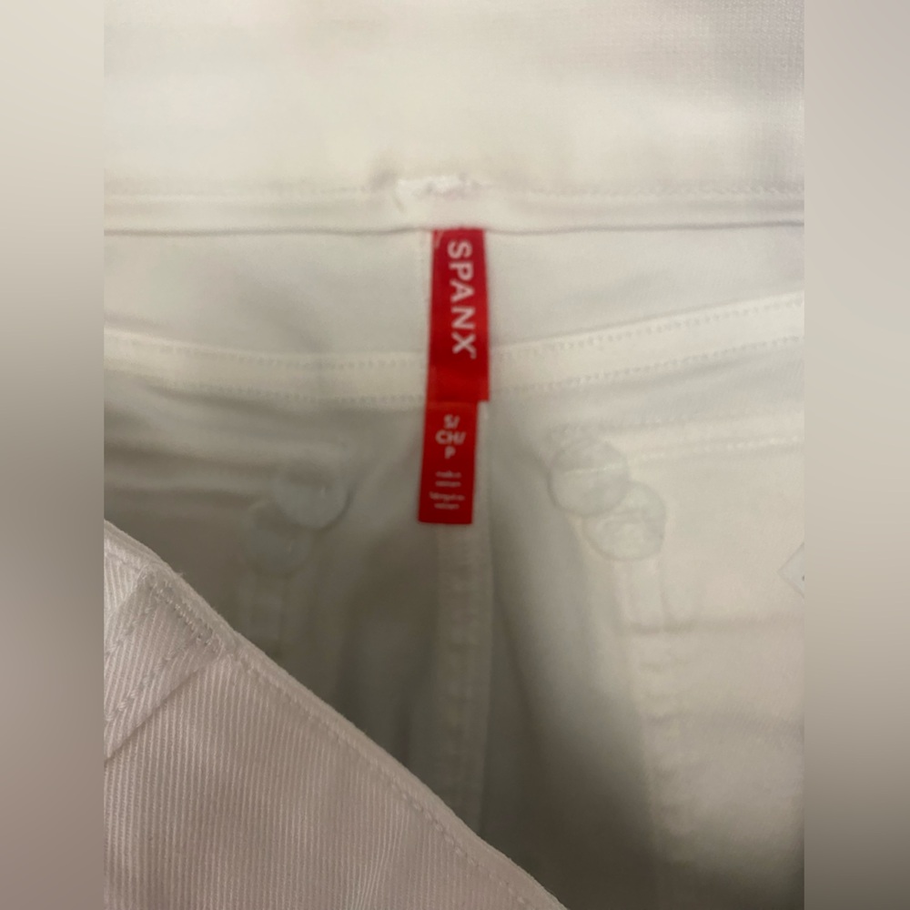 SPANX Stretch Twill Cropped Wide Leg Pant - Picture 6 of 7